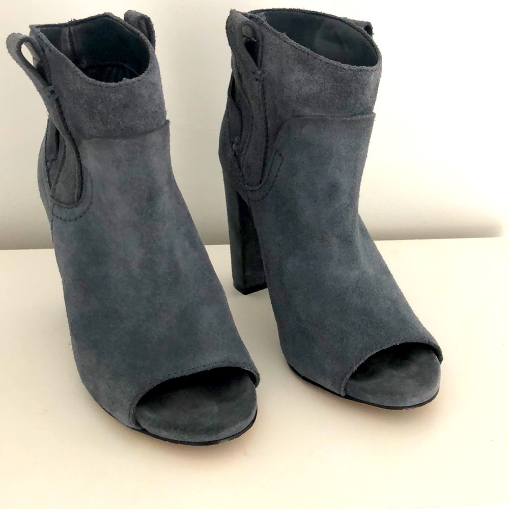 Vince camuto open toe booties